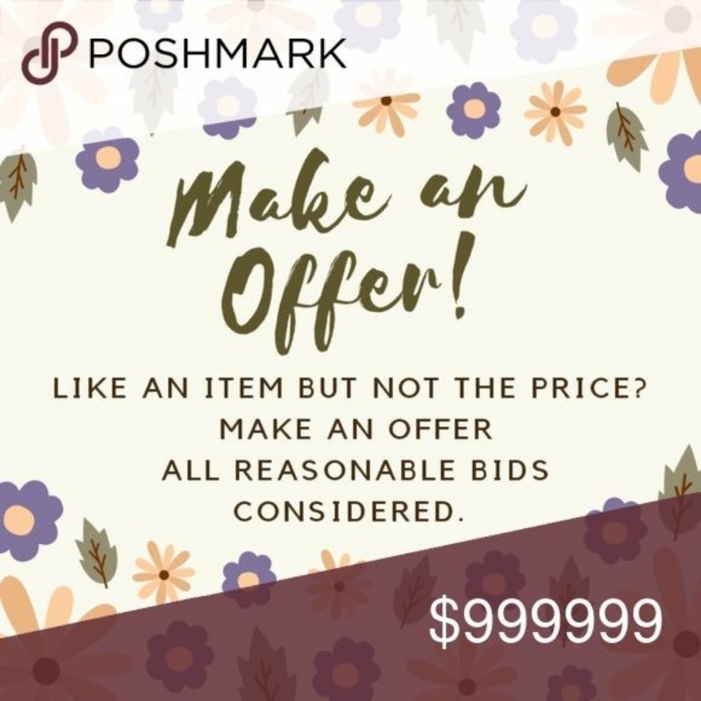 Reasonable offers considered 😊